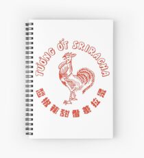 Sriracha Hot Sauce Spiral Notebook