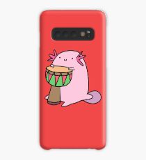 Axolotl Playing the Djembe Case/Skin for Samsung Galaxy