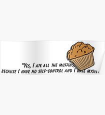 Bojack horseman muffin quote fan art Poster