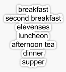 The Most Important Times of Day Sticker