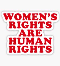 Frauenrechte sind Menschenrechte Sticker