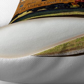 Alternate view of Thanks For Using Coast Line Throw Pillow