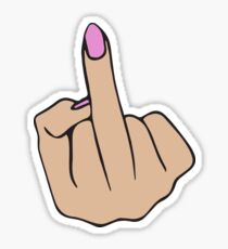 Middle Finger Sticker