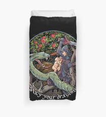Tuez vos dragons. Cadeau pour les fans de Jordan B. Peterson Housse de couette