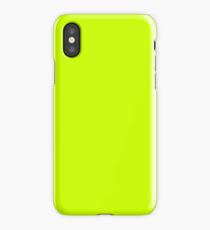 Fluorescent Yellow iPhone Case
