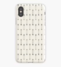 Cream and Black Tribal Arrow iPhone Case
