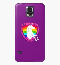 Unicorn 8th Birthday 8 Year Old Girls Gifts Case/Skin for Samsung Galaxy