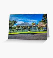 Queenslander style of home Greeting Card