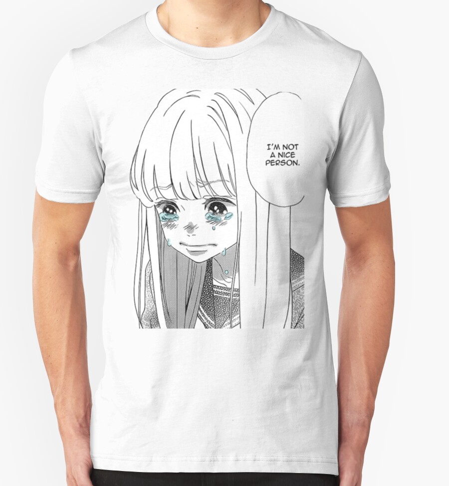 anime eyes crying shirt