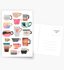Coffee Cup Collection Postcards
