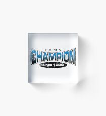 Pokemon Champion_Blue Acrylic Block
