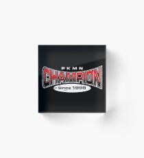 Pokemon Champion_Red_DarkBG Acrylic Block