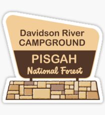 Davidson River Campground, Pisgah National Forest Sticker