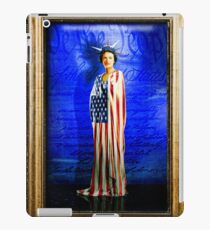 Vinilo o funda para iPad Miss Liberty