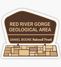 Red River Gorge Geological Area, Daniel Boone National Forest Sticker