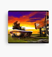 DIVE Canvas Print