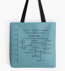 Swing Dance Family Tree Tote Bag
