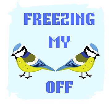 I'm freezing my tits off! A fun slang term for you today. This means I