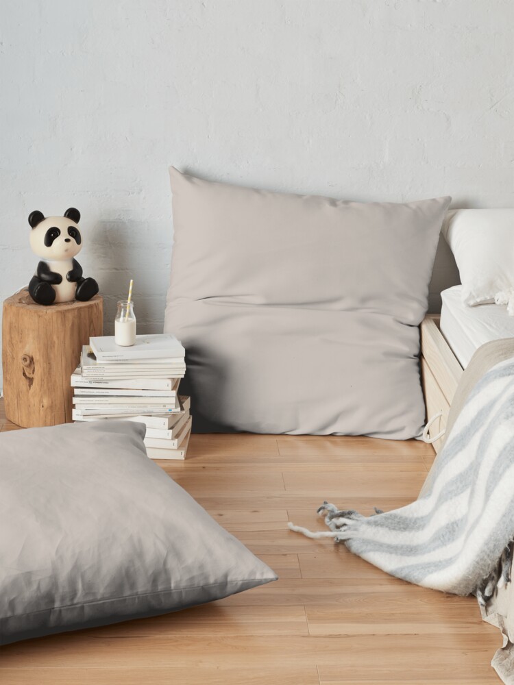 Alternate view of Pale Silver Floor Pillow