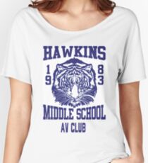 Hawkins Middle School AV Club Women's Relaxed Fit T-Shirt