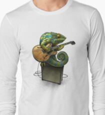 Chameleon Plays the Blues... plus a few other colors Long Sleeve T-Shirt