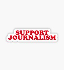 Journalismus unterstützen Sticker