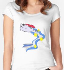 NANANA CAT Women's Fitted Scoop T-Shirt