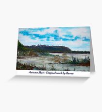 Autumn skys Greeting Card