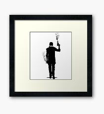 Smokes. Framed Print