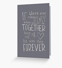 Together Forever Greeting Card