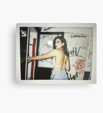 Dua Lipa Polaroid Metal Print