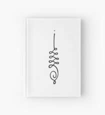 Hand gezeichnet unalome Notizbuch