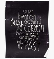 So we beat on - The Great Gatsby Poster