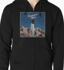 khalid - american teen Zipped Hoodie