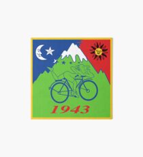 Hofmann's Bikeride LSD Blotter Stickers Art Board