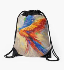Parrot Drawstring Bag