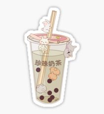 bubble tea & boba bunnies Sticker