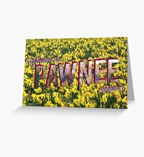 Pawnee Vintage Postcard Greeting Card