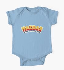 Nazdar | Retro Curve Short Sleeve Baby One-Piece