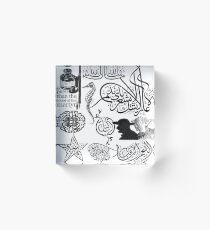 Arabic Calligraphy Tattoos Acrylic Block