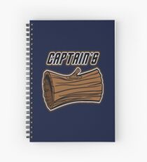 STAR TREK CAPTAINS LOG DESIGN -star trek rb partner program Spiral Notebook