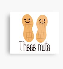 These nuts, adult humour Metal Print
