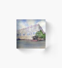 The Office Pam's Painting of Dunder Mifflin Acrylic Block