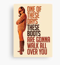 Boots Canvas Print