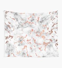 Marmor Textur mit Kupfer Splatter 041 Wandbehang