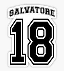 Salvatore #18 Football Jersey - The Vampire Diaries (A) Sticker