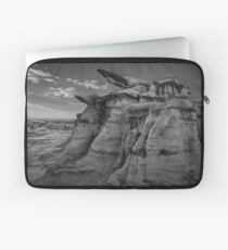 Bisti Badlands in Black and White Laptop Sleeve