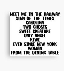 Harry Styles Canvas Print