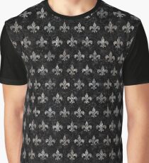 ROYAL1 BLACK MARBLE & GRAY STONE (R) Graphic T-Shirt