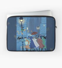 November Evening Bus Stop Laptop Sleeve